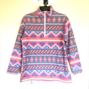 Lavon 90s Vintage Aztec 1/4 Zip Fleece Pullover